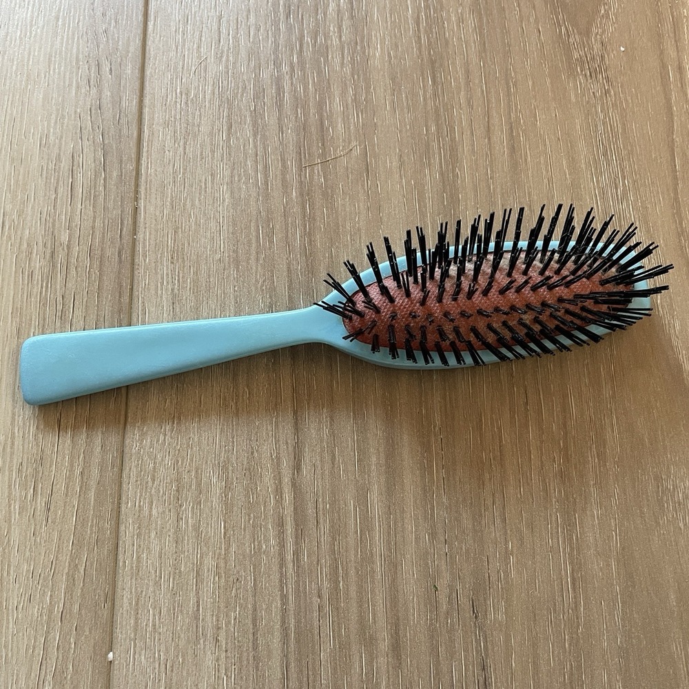 Vintage Nylon‎ Hairbrush Blue 7 Inch